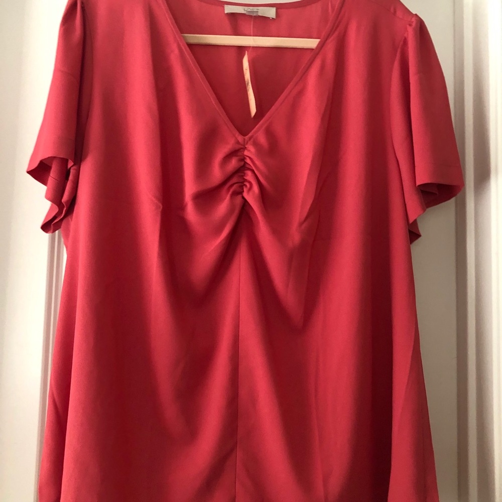 Flutter sleeve blouse